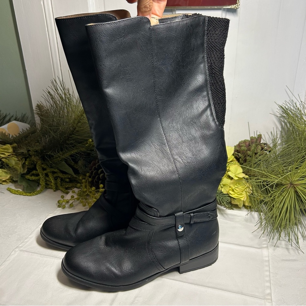 Life Stride Xtrovert Riding Boots-Woman’s Black size 8.5